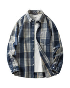 12 Blue And Gray Plaid