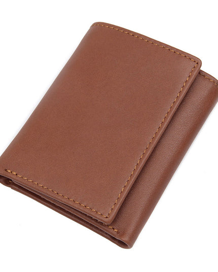 Retro Fashion Anti Scanning Leather Wallet