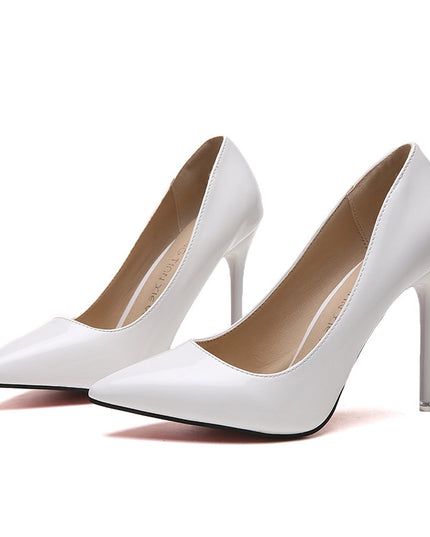 Women's Shoes Spring Nude Stiletto Heel Pointed High Heels