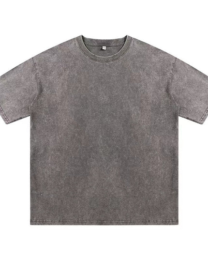 Summer New Round Neck Loose Retro Top