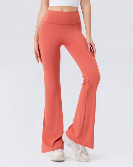 Female High Waisted Hip Lifting Micro Trumpet Yoga Pants