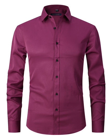 Stretch Long Sleeve Shirt Men's Work