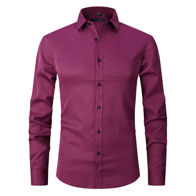 Stretch Long Sleeve Shirt Men's Work
