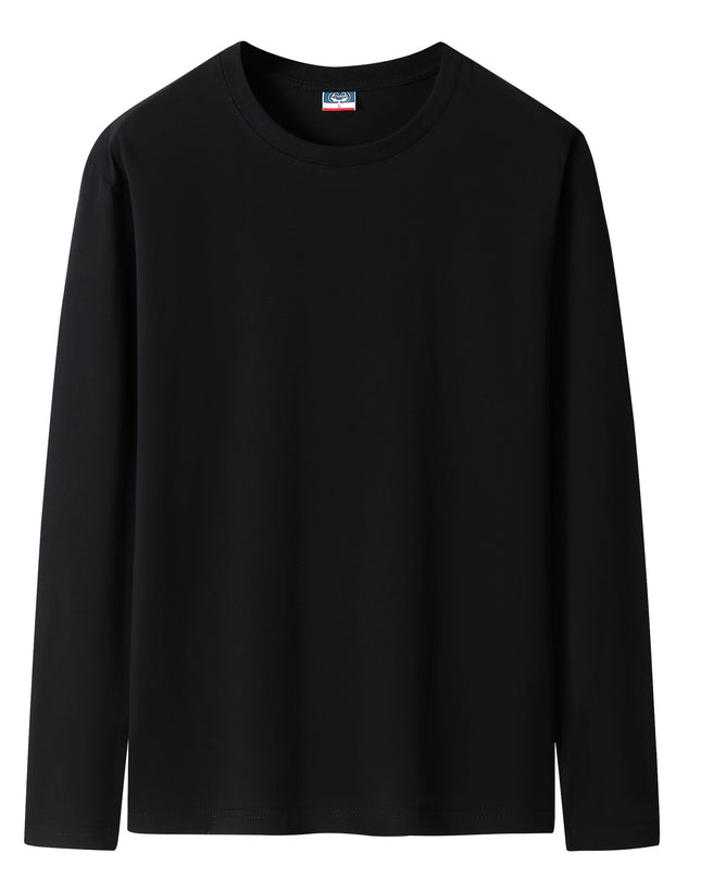 New Cotton Long Sleeve Printed Round Neck T-Shirt