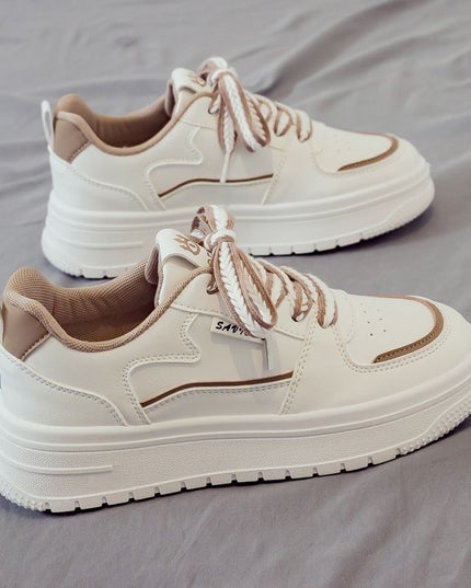 Platform White Shoes Minority All-match Running Leisure Sneakers