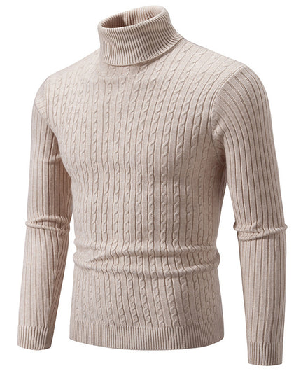 Retro Simple High Collar Bottoming Sweater Wear Casual Thin Slimming Knitwear