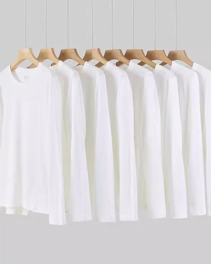 Men's And Women's All-match Cotton Long-sleeved T-shirt