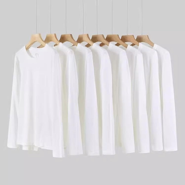 Men's And Women's All-match Cotton Long-sleeved T-shirt