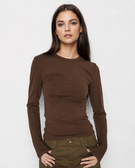 Shoulder Modal Stretch Tight Sports Long Sleeve