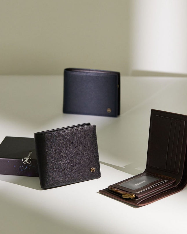 Men's Wallet Casual Cross Pattern