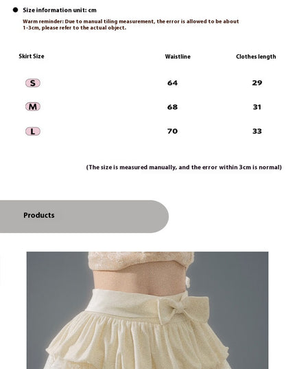 Women's Autumn And Winter A- Line Slimming Pleated Tiered Skirt