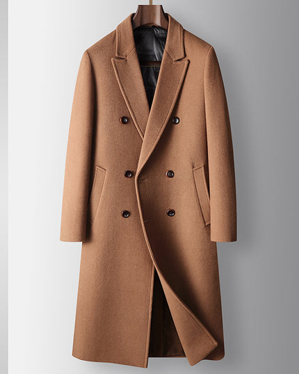 White Duck Down Liner Warm Woolen Coat