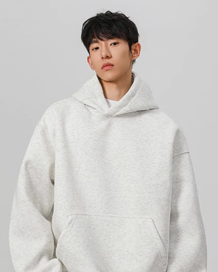 Heavy Stiff Short American Hooded Sweater For Men