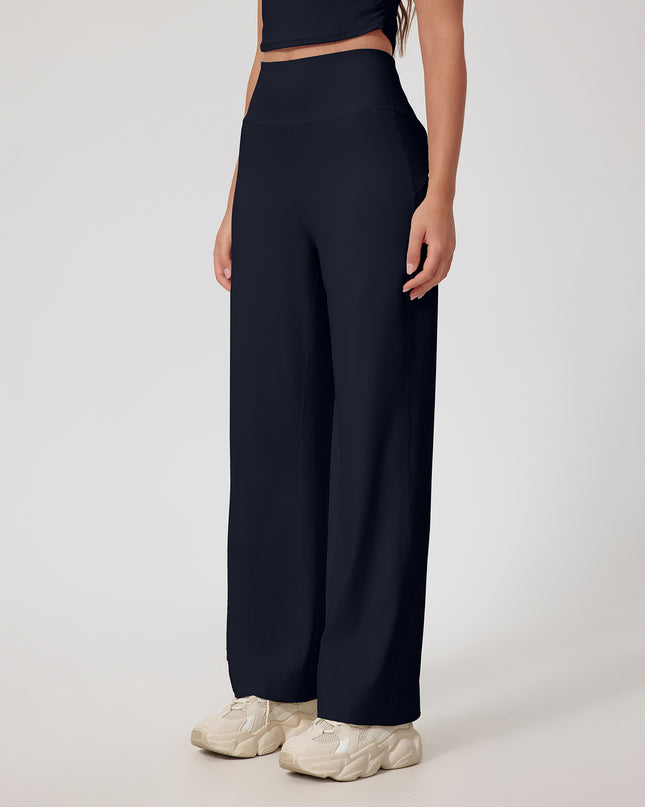 Straight Fitness Skinny Bell-bottom Pants High Waist