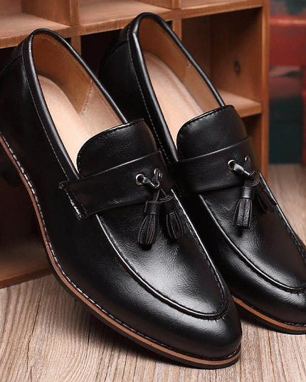 British Retro Slip-on Tassel Loafers Men's Casual