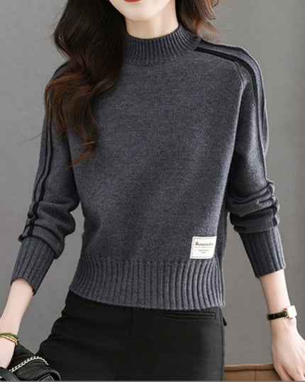 Short Sweater Women's Small Foreign Wool Bottoming Shirt Autumn And Winter