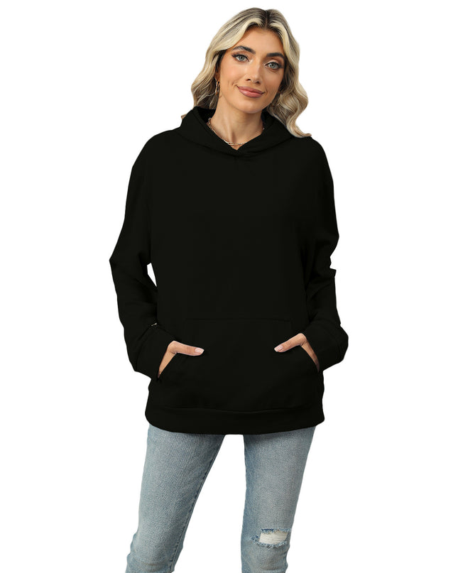 Casual Hooded Pocket Sweatshirt Women