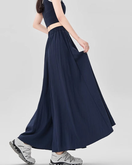High-grade Half-length Dress High Waist Drooping Slimming Wide Leg Culottes