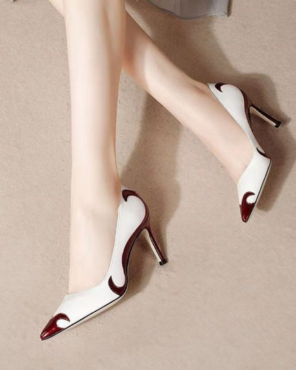 Small Niche High Heels With Pointed Toes And Thin Heels