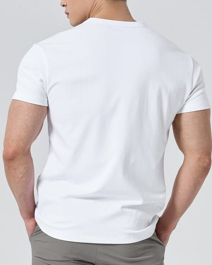 Fitness Sports Round Neck Men's Short-sleeved T-shirt