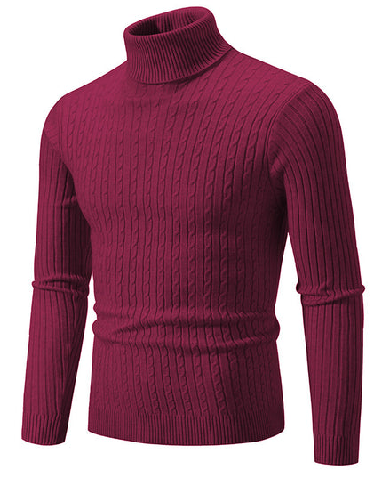 Retro Simple High Collar Bottoming Sweater Wear Casual Thin Slimming Knitwear