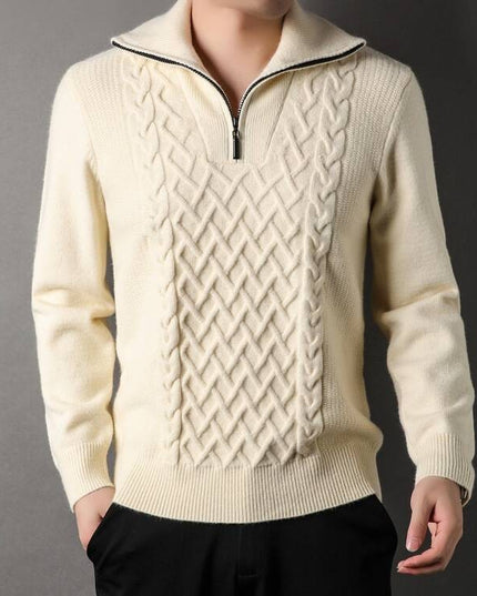 Knitwear Loose Fashionable Outerwear Men Coat Sweater