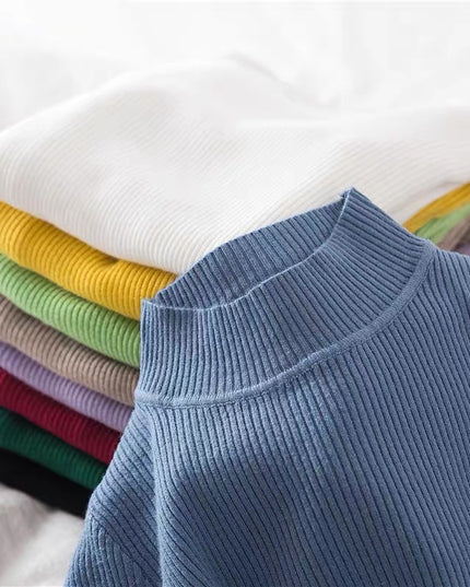 Slim Fit Inner Wear All-matching Sweater Long Sleeve