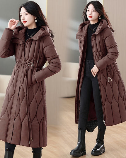 Women's Mid-length Thermal Cotton-padded Coat