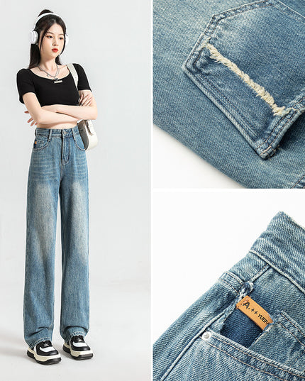 Fashion Women's Slim-fitting Small Straight Pants