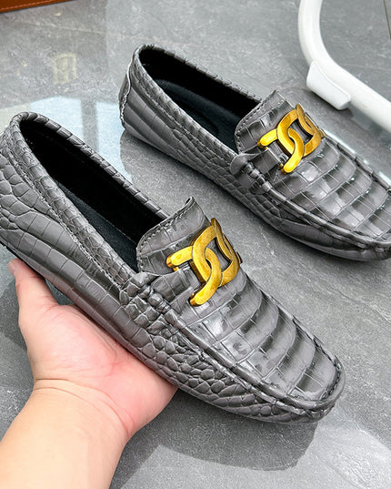 Small Leather Shoes Men's Fashion Low Top