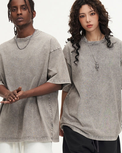 Summer New Round Neck Loose Retro Top