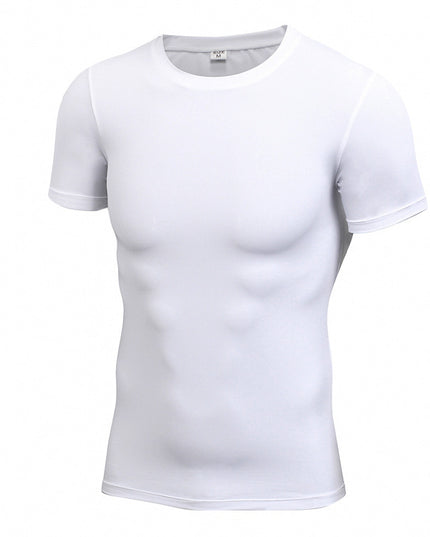 Men's Stretch Quick Drying Clothes Short-sleeved Shirt