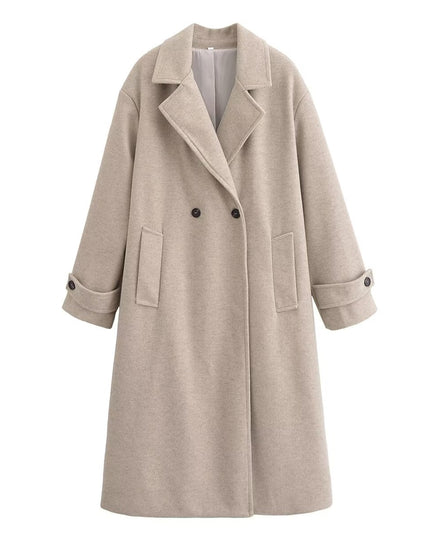 Coat Elegant Long Slimming Slim Fit 9