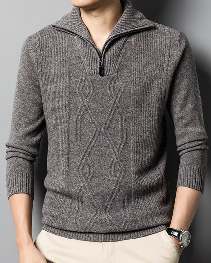 Middle-aged Thick Thermal Knitting Base Clothing