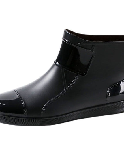 Men's Short Waterproof Plus Size Rain Boots