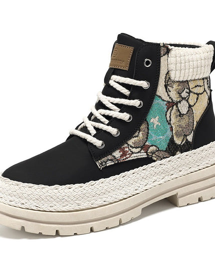 Men's Casual All-match Worker Boot High-top Shoes