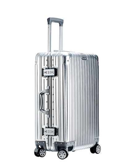 Aluminum Magnesium Luggage Password Trolley Case