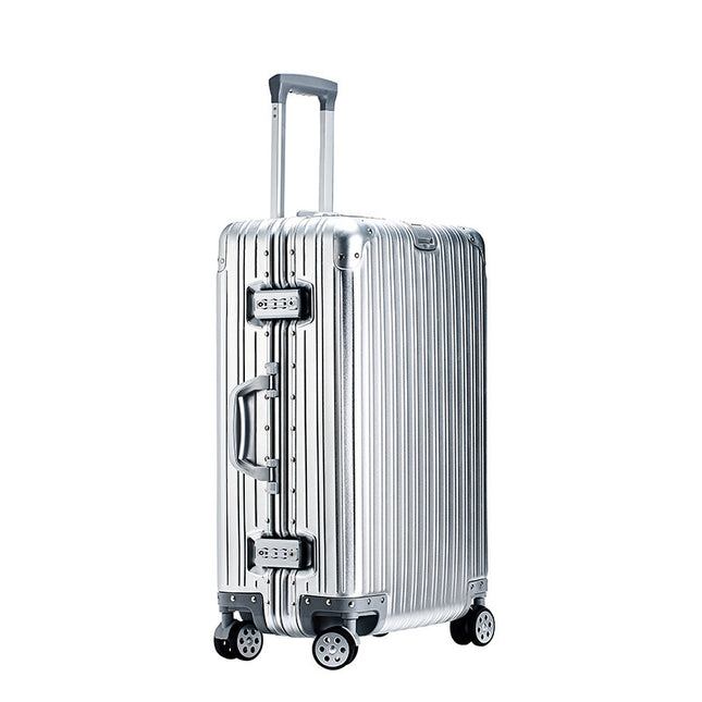 Aluminum Magnesium Luggage Password Trolley Case