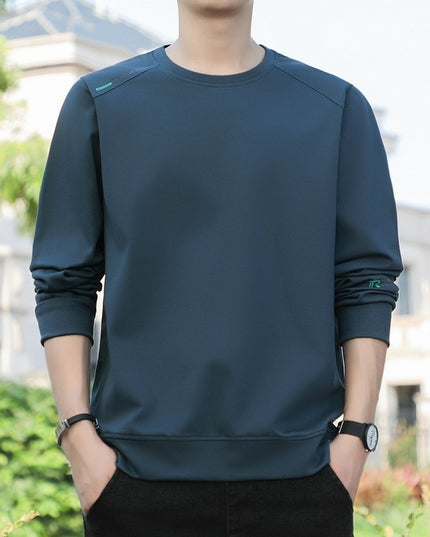 Brushed Hoody Men's Plus Sized And Lengthened Sleeves T-shirt