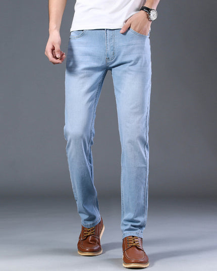 Men's Comfortable Elastic Straight Fit Jeans