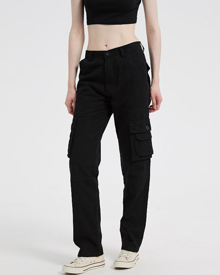 European And American Plus Size Women's Multi-pocket Sports Pants