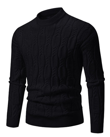 Men's Fashionable Warm Casual Round Neck Sweater