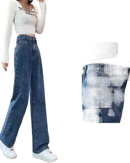 Straight Slimming Loose Mop Wide Leg Pants