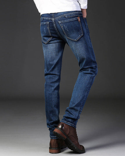 Straight Stretch Slim Fit Casual Men's Trousers