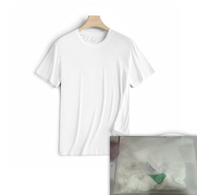 Modal Short Sleeved T-shirt Men's Round Neck Housewear
