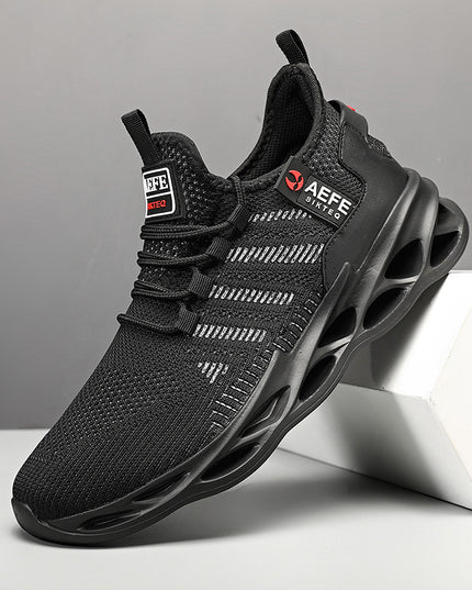 Mesh Breathable Casual Men's Korean Style Plus Size Light Running Shoes