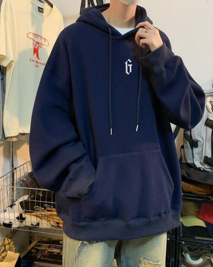 American-style Heavy Hooded Sweater For Boys