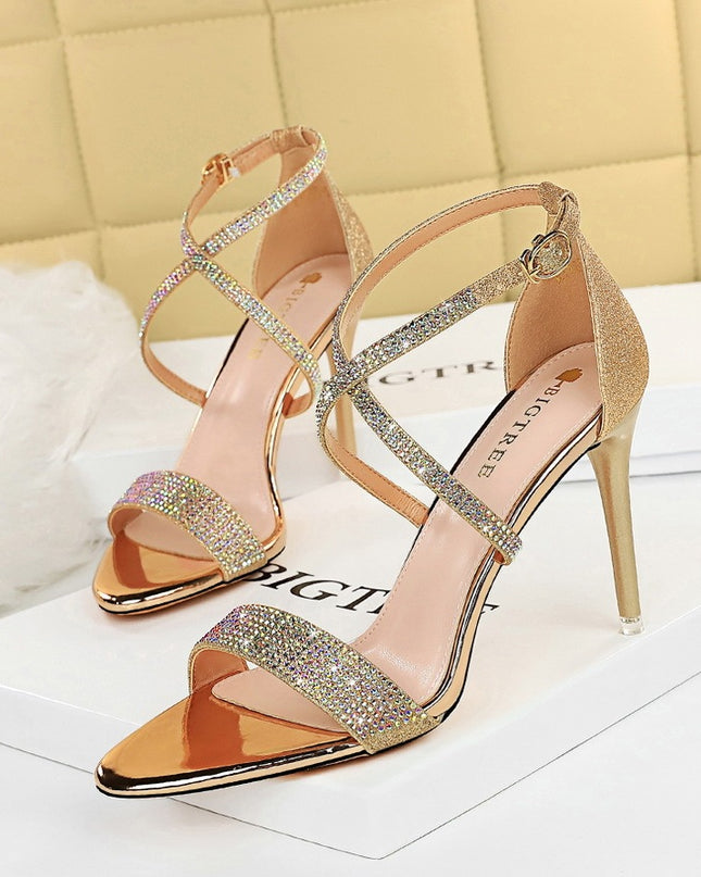 Sandals With Rhinestones