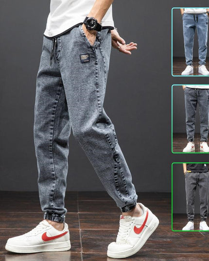 Mens Fashion Casual Loose Stretch Jeans