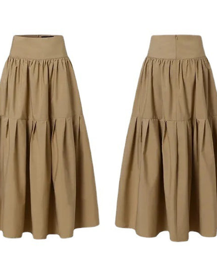 Women's Elastic Waist Fashion Pleated Loose Dress